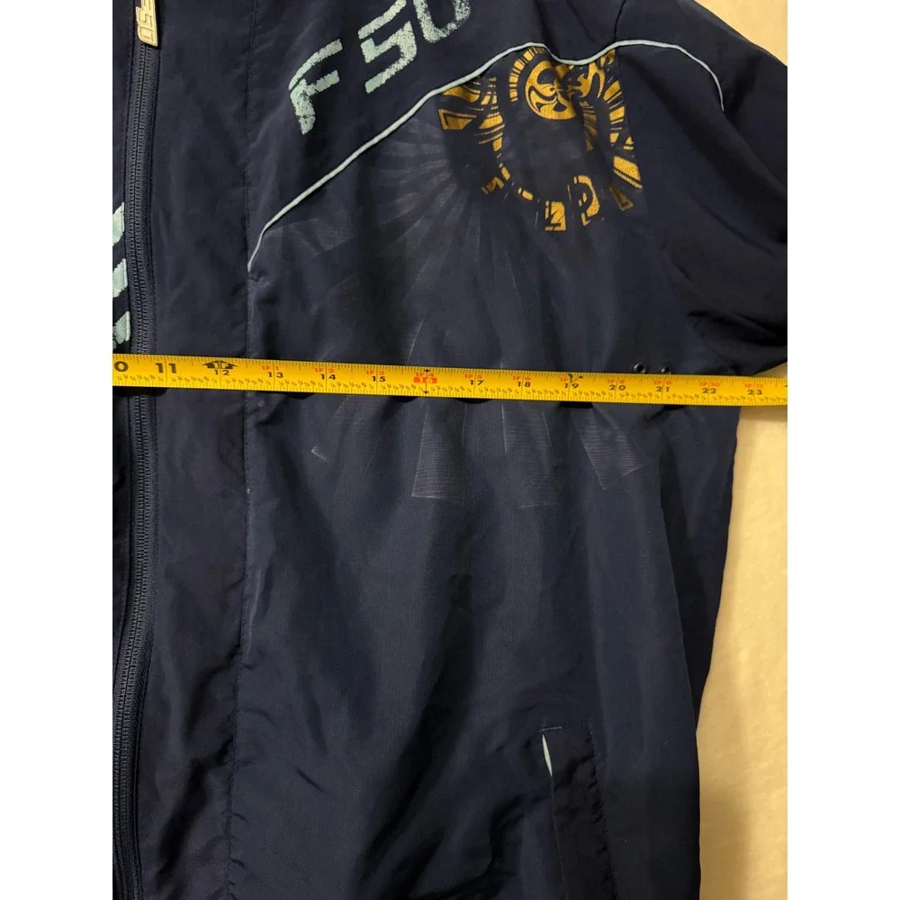 Adidas‎ F50 Soccer Windbreaker Jacket Mens XL Navy Blue Full Zip Mesh Lined